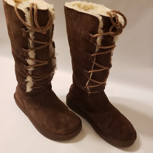 UGG Shoes - Whitely UGG Tall Brown Suede Boots